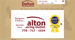 Desktop Screenshot of daltonflooringoutlet.com
